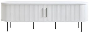 Comodă TV albă 180x56x45 cm Nola – Unique Furniture
