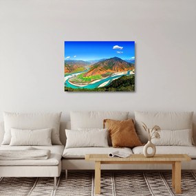 Tablou pe sticlă - Râul Yangtze (70x50 cm)