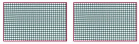 Suporturi pentru farfurii din material textil 2 buc. 35x50 cm Vichy – Really Nice Things