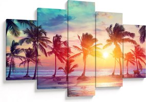 Tablou - Apus de soare tropical (150x105 cm)