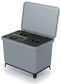 Coș de gunoi, 23 + 10 + 10 l, gri