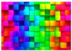 Fototapet Colourful Cubes 350 x 245 Cm-Resigilat