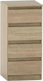 Comoda HANY NEW 009, stejar sonoma, PAL laminat, 45x49x95 cm