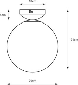 Markslöjd 109024 - Plafonieră pentru baie STINTINO 1xE14/40W/230V IP44 crom mat