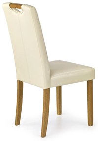 Scaun Caro pvc crem fag