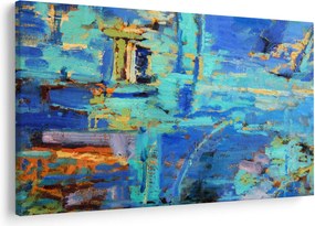 Tablou - pictură abstractă în ulei (90x60 cm)