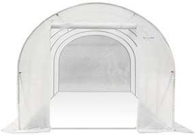 Tunel din folie albă 2,5x8m Garden Point