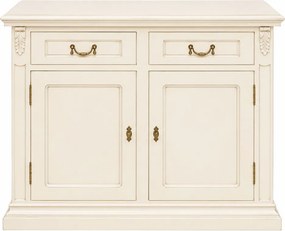 Comodă TV lemn masiv Bernhard, 122 × 54 × 84 cm