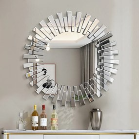 Oglindă decorativa de perete, Argintiu
