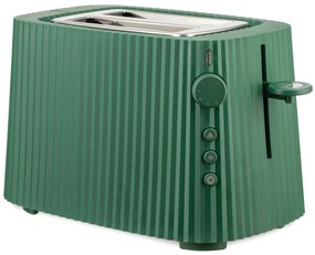 Prăjitor de pâine Plissé, verde- Alessi