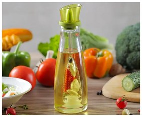 Recipient pentru ulei cu sită de filtrare, 500 ml