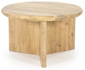 Masuta de cafea din lemn de acacia Leoti nature 60 cm