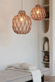 Lustra/Pendul Eco, Bambus, Mendoza natural/maro, S