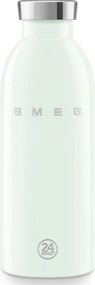 Sticla termos SMEG Clima 50's Style WBF01PG, 500 ml, Inchidere ermetica, Pereti dubli, Otel inoxidabil 18/8, Verde