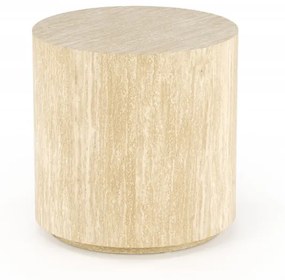 Masa de cafea rotunda Travertino S ø45/h45 cm