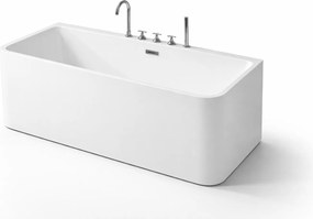 Cada baie Malaga dreptunghiulara 170x75 cu baterie