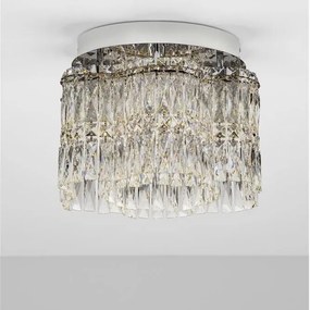 Lustra aplicata LED crom, cristale sticla NUVIA