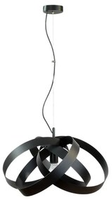Lustra design modern Flores negru 50cm
