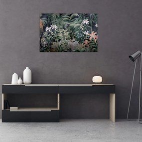 Tablou - Model de junglă pictat (90x60 cm)