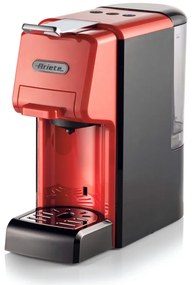 Espressor pentru cafea macinata si capsule 4in1 Ariete 1304/12, 1350W, 19 bar, 0.7 l, Auto shut-off, Baza reglabila, Rosu