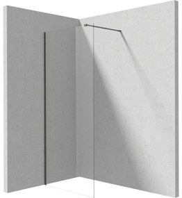 Paravan dus walk-in sticla securizata 80x195 cm titan Deante Prizma Titan mat, 800x1950 mm