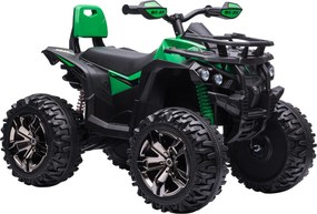 HOMCOM Quad electric 12V pentru copii, verde | Aosom Romania
