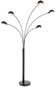 Lampadar Globo 58228NB SEYMOUR 5xE14/40W/230V negru