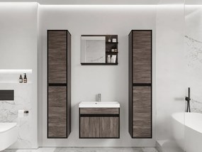 Mobilier baie Garmana XL (bodega + Negru grafit) (cu baterie Economico BYU 020M și sifon). 1103918