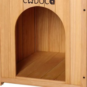 Deuba Casuta pentru pisici cu balcon 53x54x64 cm