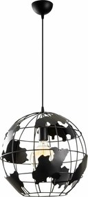 Lustra FELLINI MR - 822, negru, metal, 40x110 cm