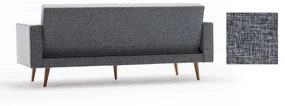 Canapea extensibila cu 3 Locuri Glasgow, Gri, 214 x 90 x 75 cm
