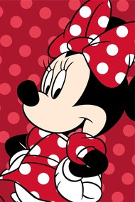 Disney Minnie Pătură roșie din microfleece 100x150cm