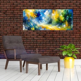 Tablou - Zi însorită abstractă (120x50 cm)