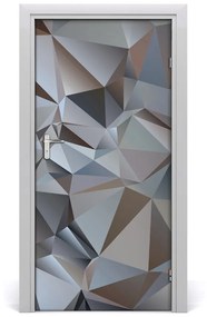 Autocolante pentru usi Autocolant DOOR adeziv triunghiuri Abstract