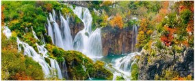 Tablou - Parcul Național Lacurile Plitvice (120x50 cm)