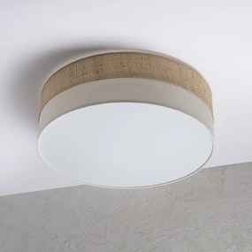 Plafonieră LED SIRJA BOHO LED/36W/230V Ø 45 cm bej/crem