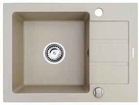 Chiuvetă de bucătărie Pyramis 70165801 NEXT 62x44 cm granit/bej