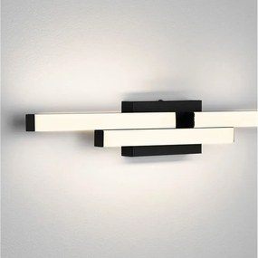 Aplica baie LED, protectie IP44, Aluminiu, Negru, Atom, NVL-9695269