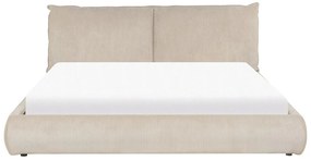 Pat matrimonial 180 cm Vetiver (gri bej) (cu somieră). 1076468