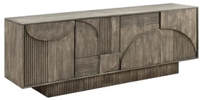 Comoda cu model optic 3D, Lemn, ART DECO 170cm