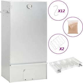 vidaXL Afumătoare cuptor/grătar, generator fum rece, oțel galvanizat