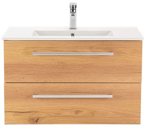 Dulap inferior Vario Clam 80 cu lavoar stejar-stejar