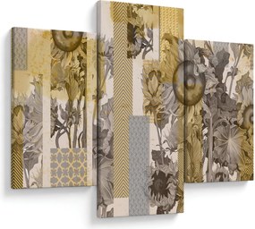 Tablou - Colaj cu floarea-soarelui (90x60 cm)
