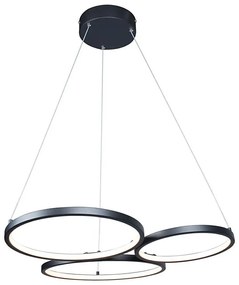 Lustră LED pe cablu Rabalux 72297 FORMAND LED/38W/230V negru