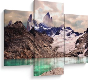 Tablou cu lac montan (90x60 cm)