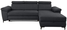 Colțar Boston 389Cutie de pat, 258x176x89cm, 150 kg, Picioare: Metal