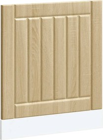 vidaXL Panou pentru mașină spălat vase Lucca Lemn stejar Sonoma
