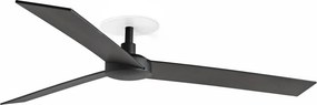 Ventilator incastrabil tavan cu telecomanda RUDDER 3 L negru/nuc