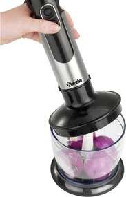 Blender 4in1 Bartscher 130206, 700 W, 5 viteze, 1250/800/500 ml, Negru