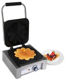 Waffle maker in forma de inima pentru gofre,termostat,furculita